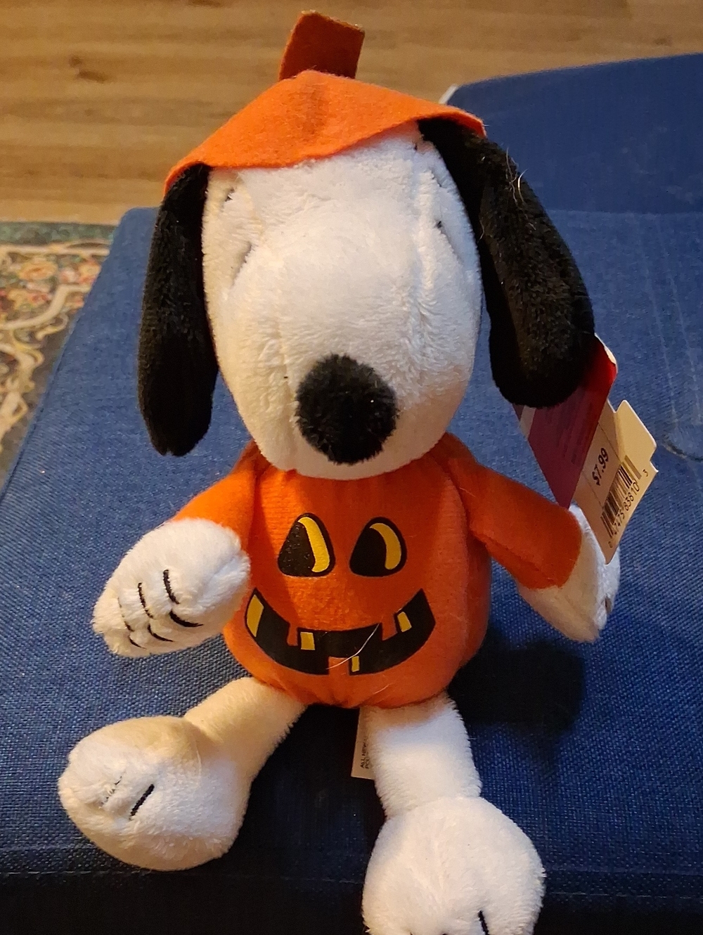 Peanuts Snoopy Pumpkin Plush Costume - Orange & Black